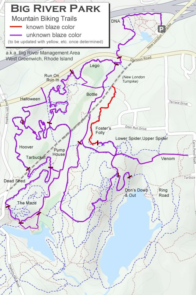 Big River Park Trail Map