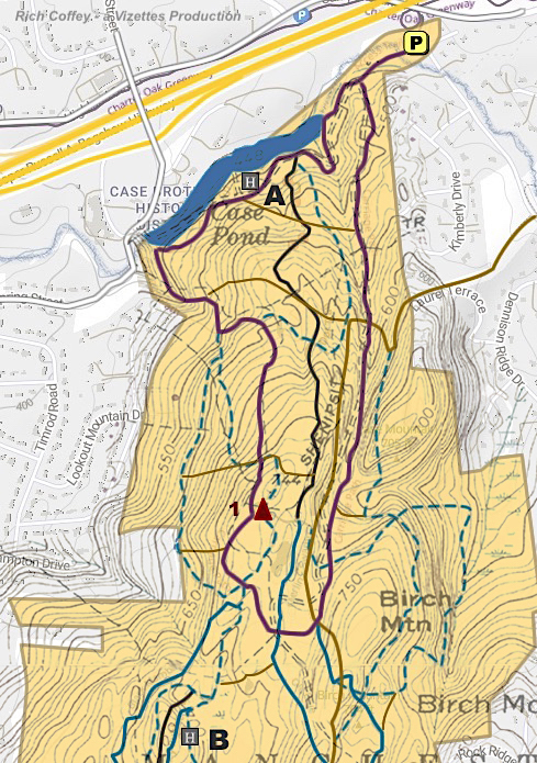 Case Mountain North End Topo