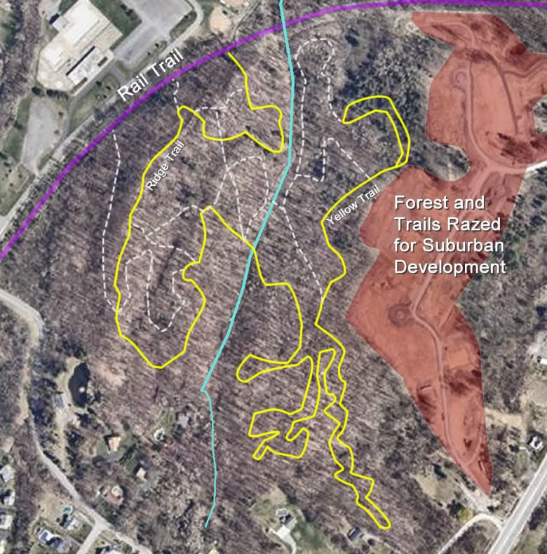 Colonie Trails Aerial Map