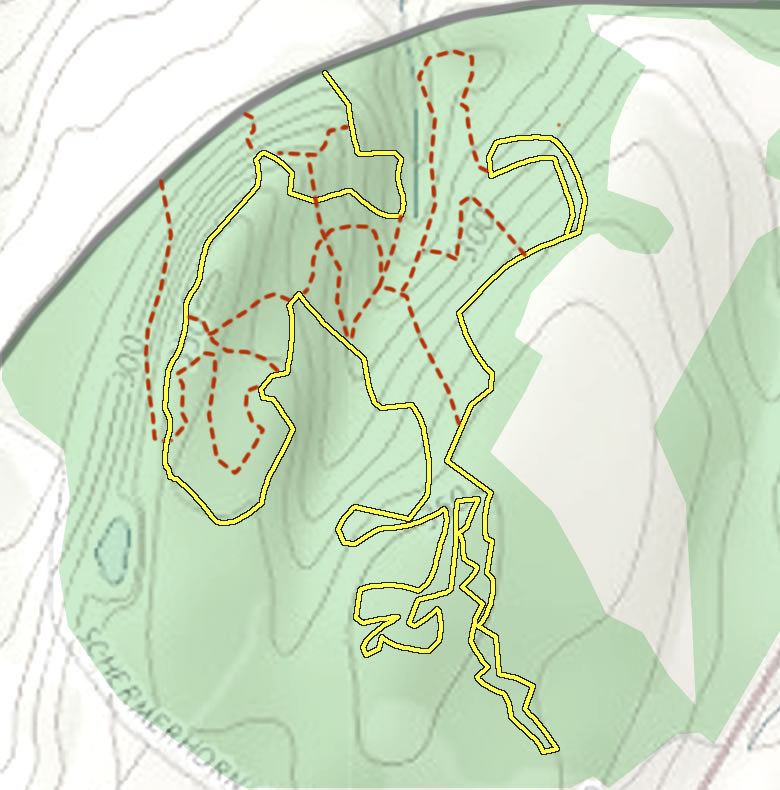 Colonie Trails Topo Map