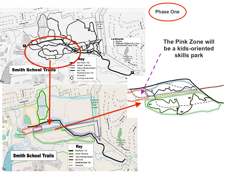 Smith School Trail Zones