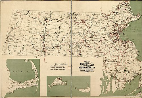 MA 1899 trolley map