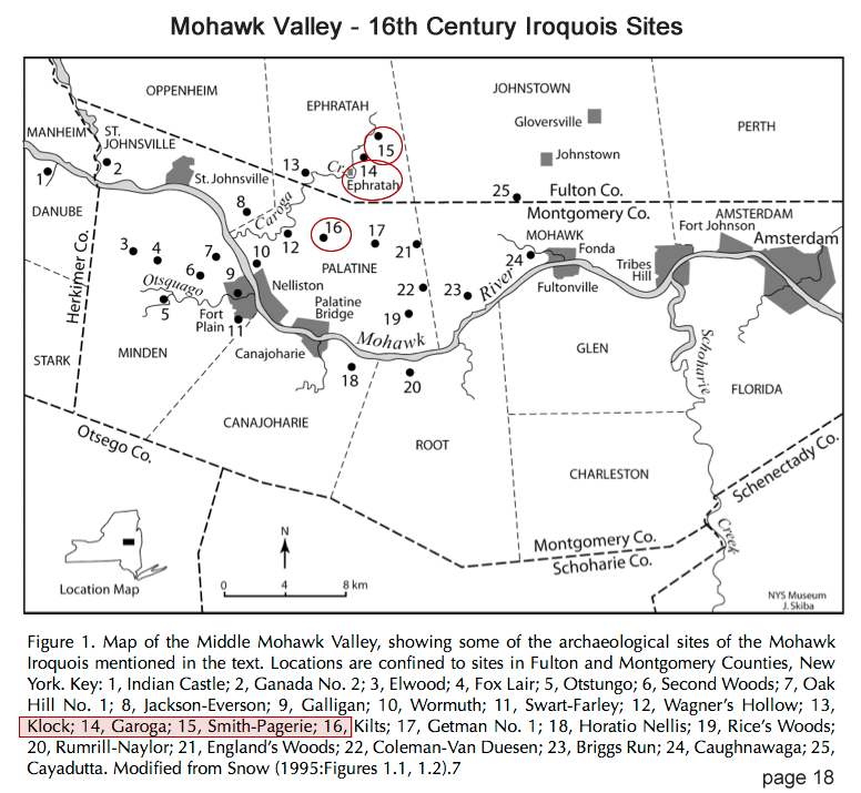 Mohawk Valley - 16th Century Iroquois Sites