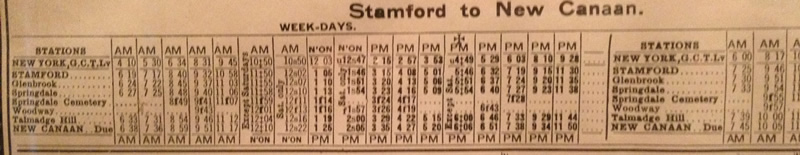 NH & H Train Schedule
