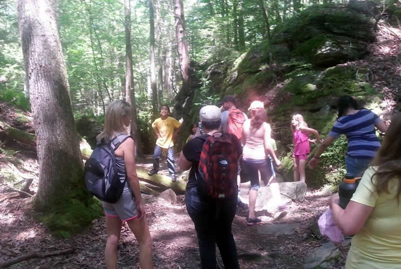 Kids At Crevasse