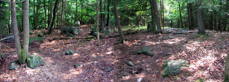 Trail Intersection on Slab Rock Trail