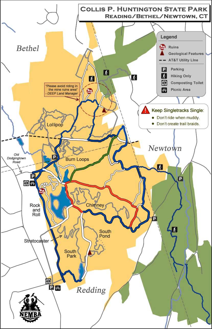 Huntington Trail Map