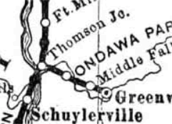 HVRR Map - Glens Falls to Lake George