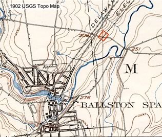 Ballston Spa Historical Map
