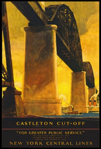 Castelton Bridge Poster