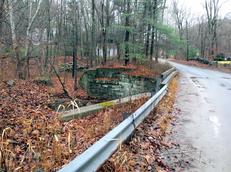 Bridge Abutments over Pond Brook 1