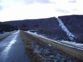 At the dam