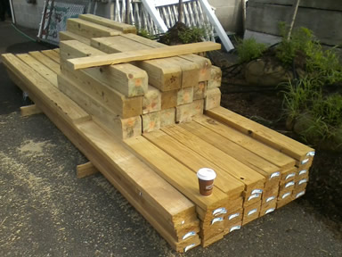 Town-furnished Lumber